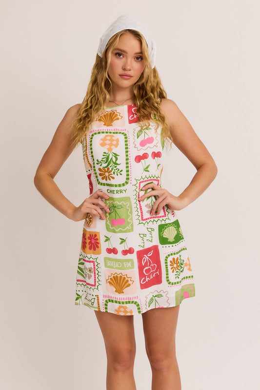 Mediterranean Mini Dress