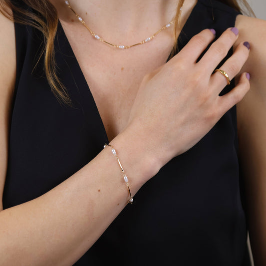 Coastal Pearl Bracelet