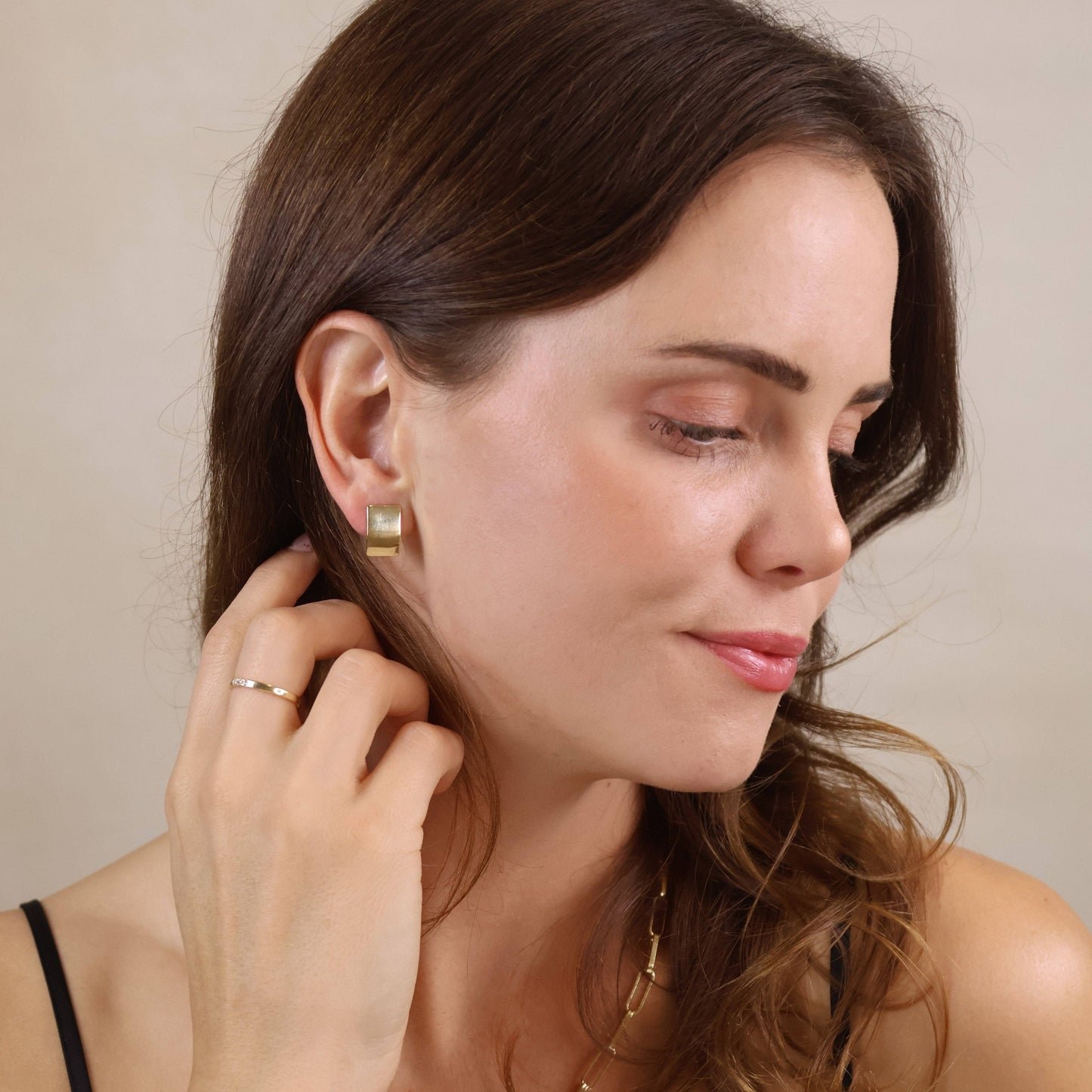 Sunset Click Hoop Earrings
