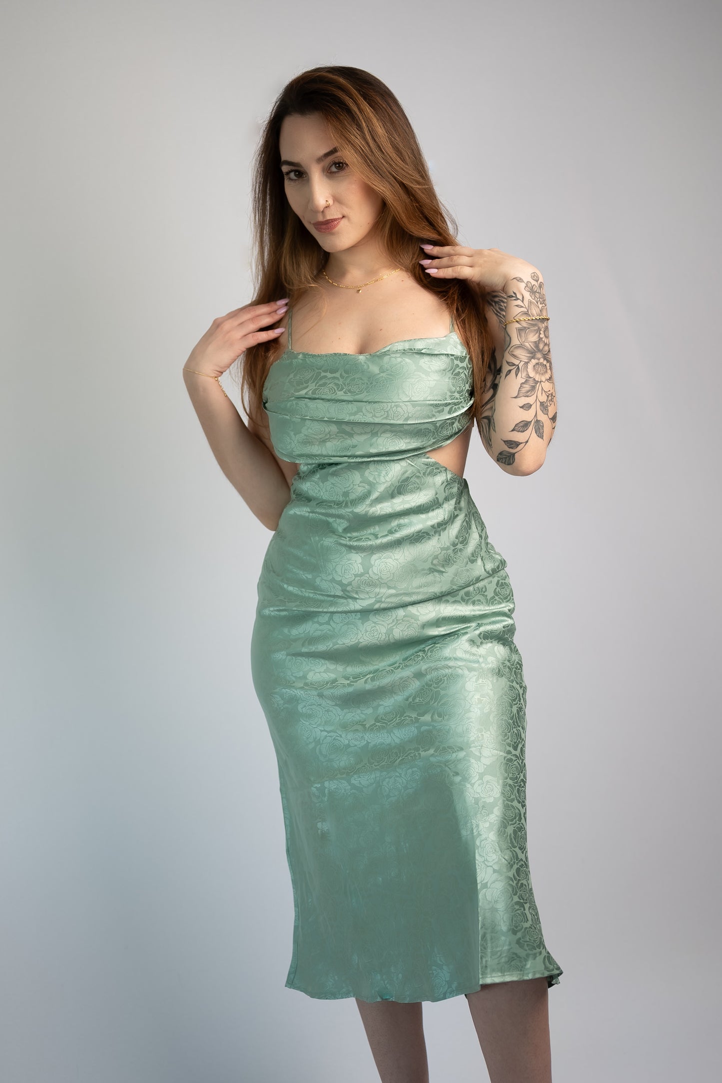 Feeling Jaded Maxi Dress