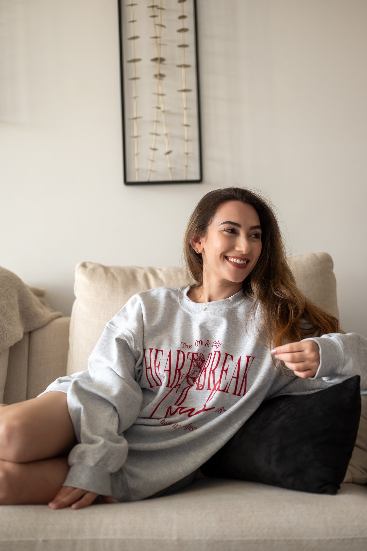 Heart Break Club Oversized Sweatshirt