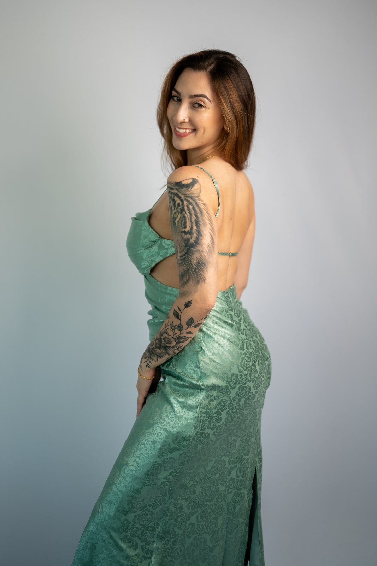 Feeling Jaded Maxi Dress