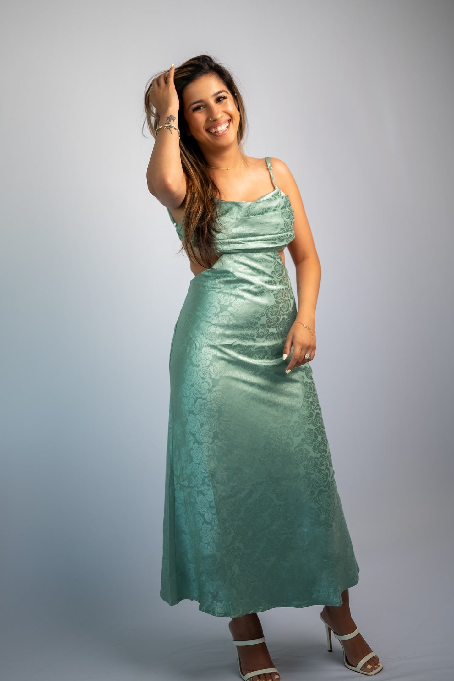 Feeling Jaded Maxi Dress