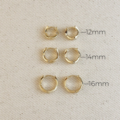 Twisted Tropic Hoop Earrings