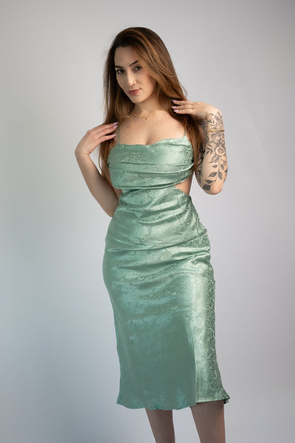 Feeling Jaded Maxi Dress