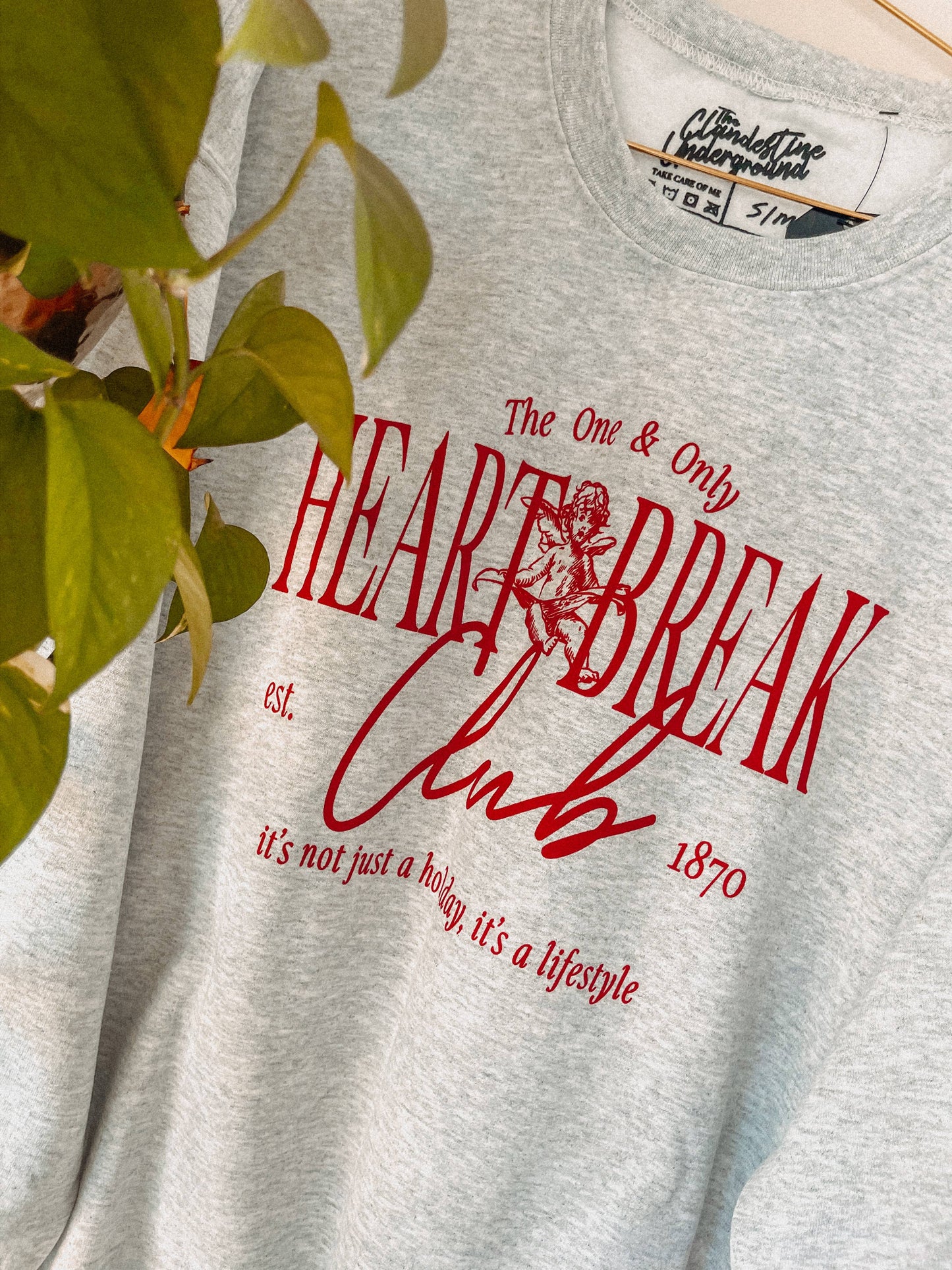 Heart Break Club Oversized Sweatshirt