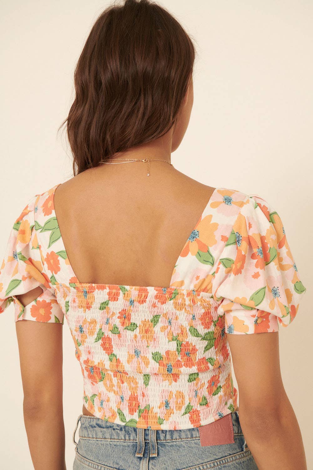 Sun-kissed Cut Out Top