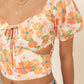 Sun-kissed Cut Out Top