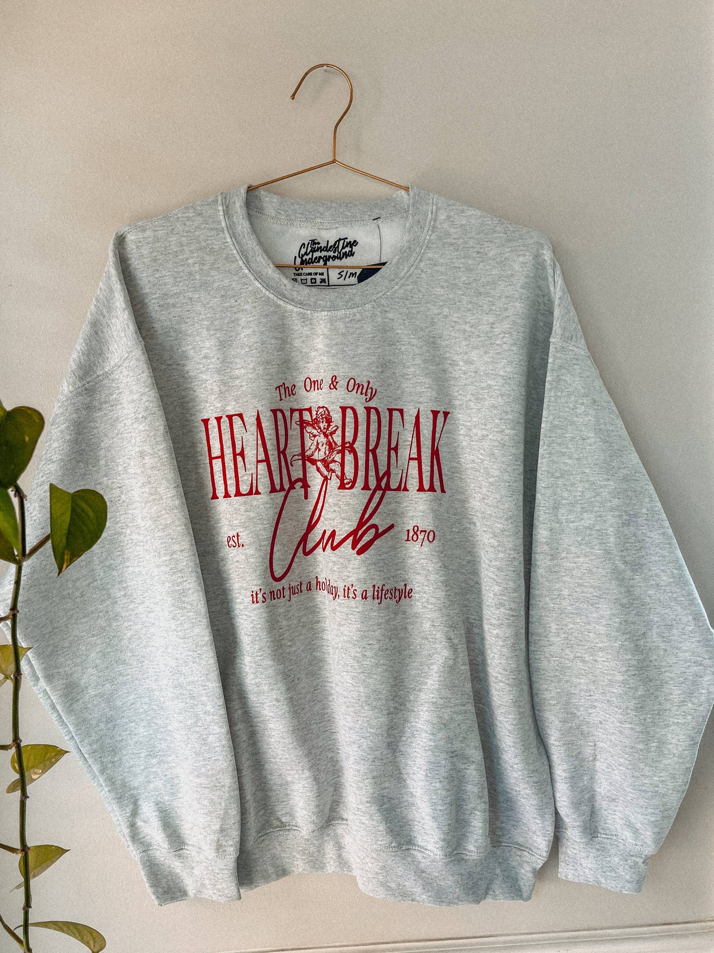 Heart Break Club Oversized Sweatshirt