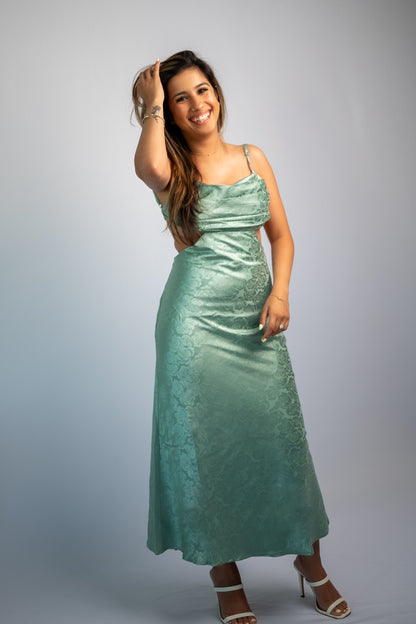 Feeling Jaded Maxi Dress