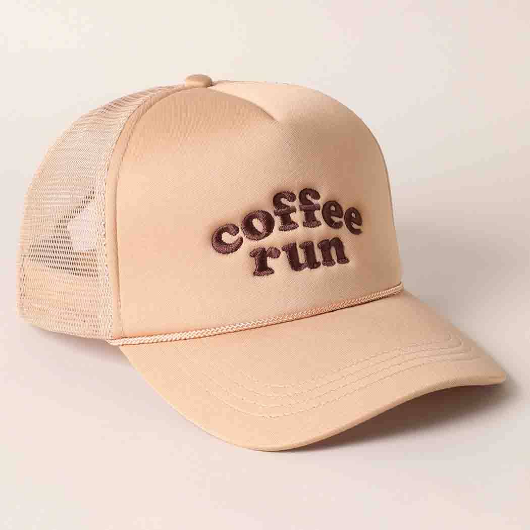 Coffee Run Trucker Cap