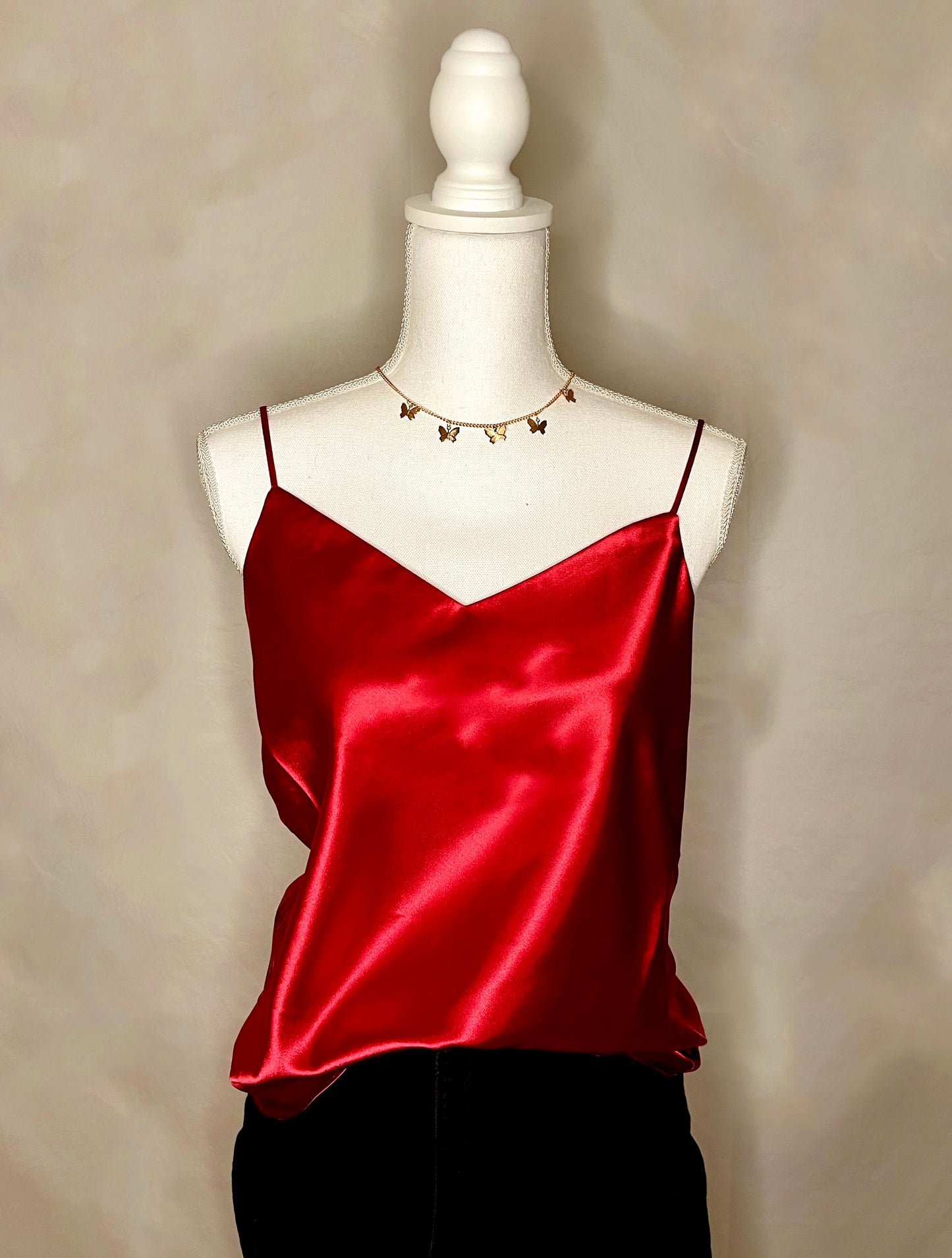 Santa Baby Silk Cami Top