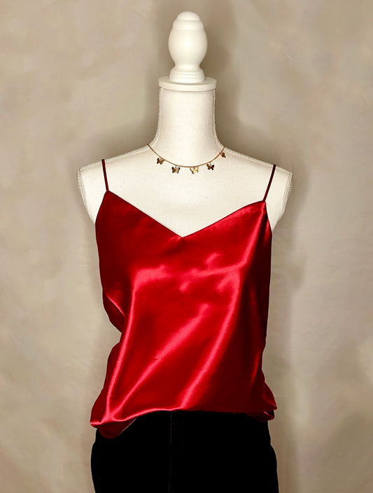 Santa Baby Silk Cami Top